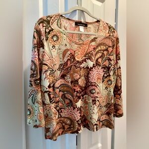 Fall dressy top size XL Jones New York